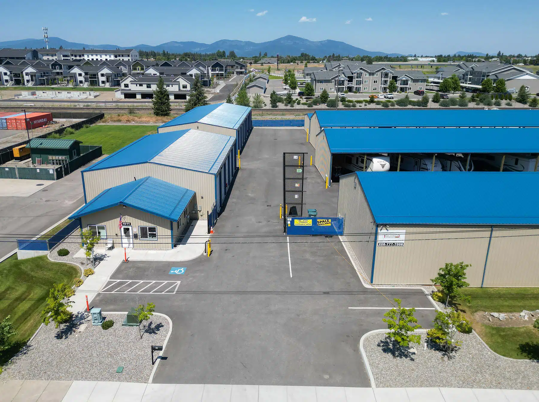 Aerial view of the entrance at the 3rd Avenue location