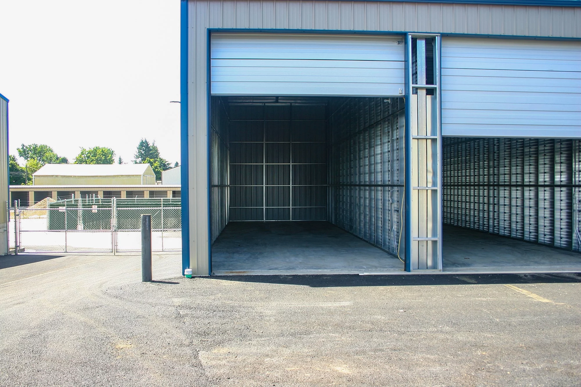 Oversized enclosed storage unit at E 3rd Street location