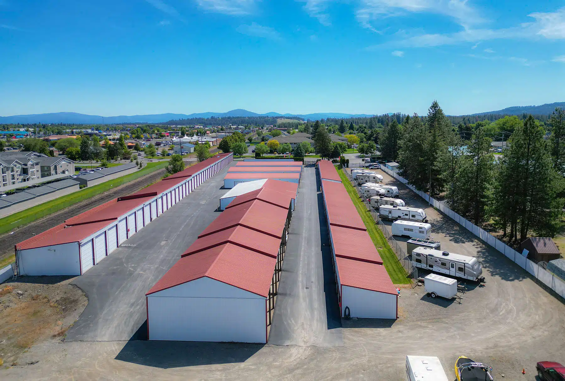 Aerial overview of the Bay Street location